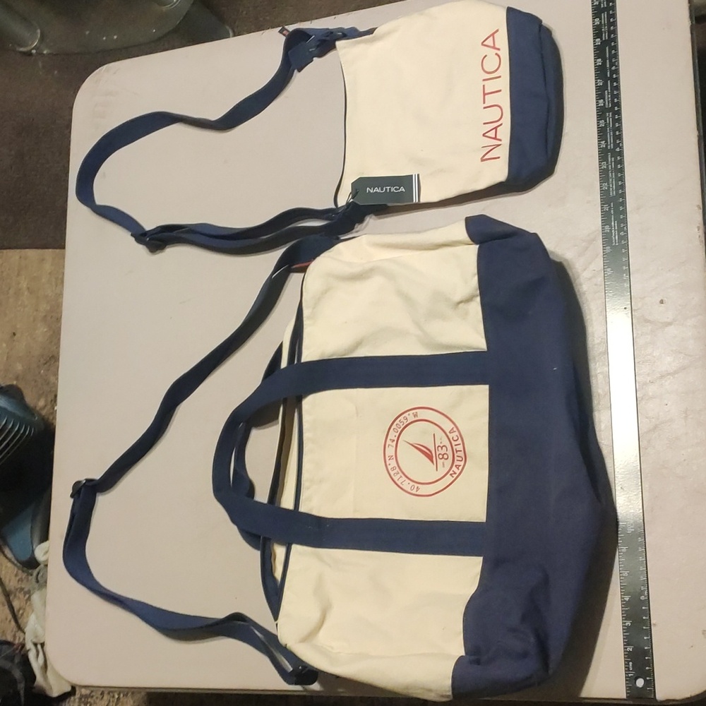 Nautica carry on and duffle bag